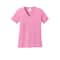 Port & Company® Brights Core Cotton V-Neck Ladies T-Shirt